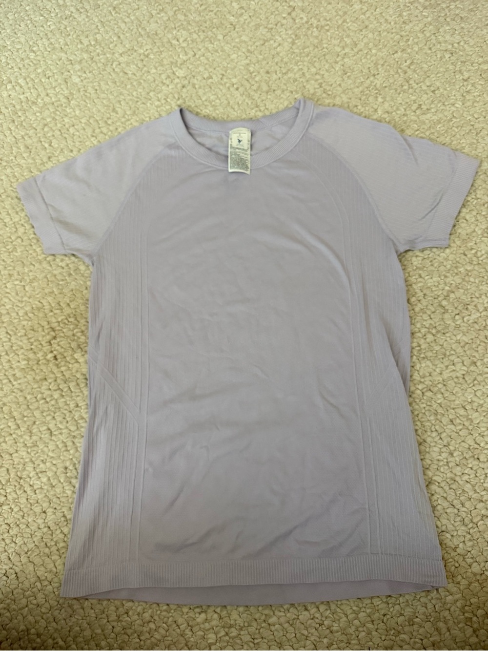 Old Navy Lavender Seamless Fitted T-Shirt - Size Small